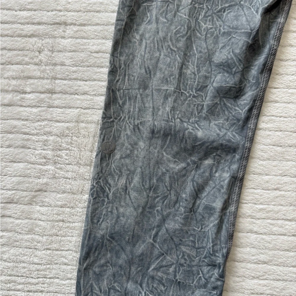lululemon athletica Mineral Gray Side-Pocket Textured Leggings